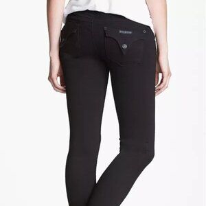 NWT Collin black Hudson jeans collin skinny 12" opening 98% cotton - size 25